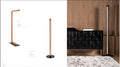 LIA — Lampadaire Design Contemporain Bois et Métal