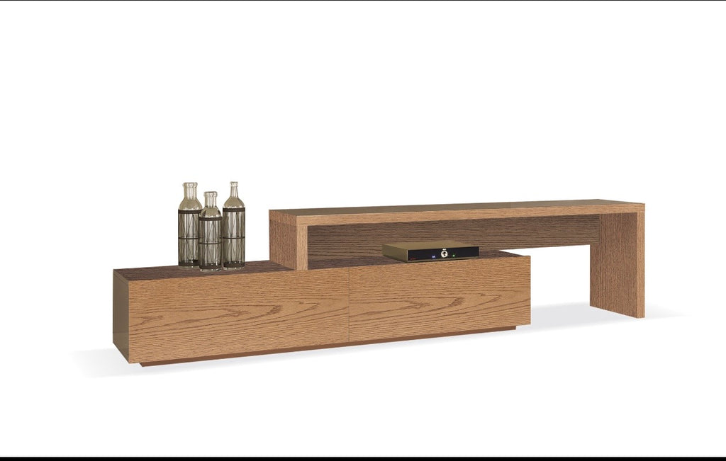 Meuble TV NEO extensible bois – Design moderne avec tiroirs