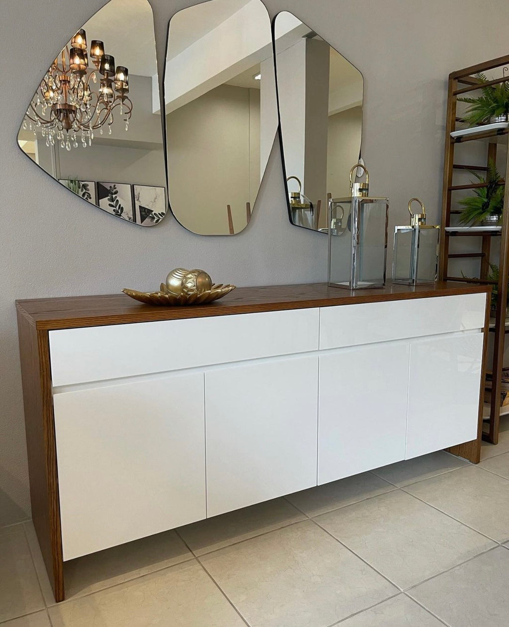 Buffet SIENA 3 portes – Blanc moderne