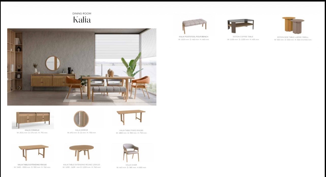 Salle à manger KALIA – Design moderne