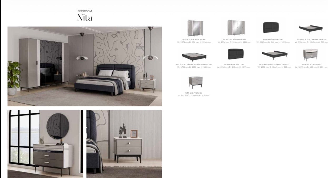 Chambre adulte NITA – Moderne élégante