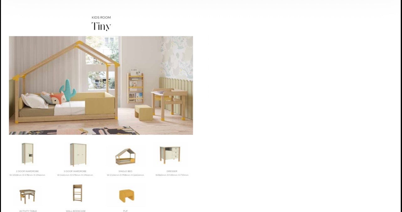 Chambre enfant TINY – Lit Montessori
