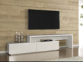 Meuble TV ASTON extensible blanc – Style contemporain