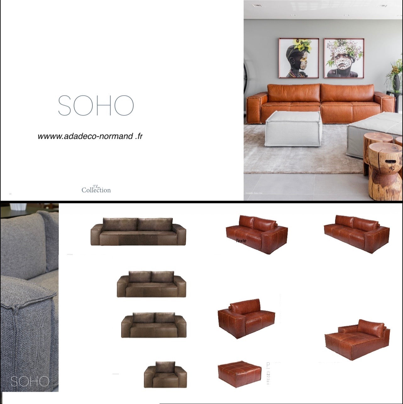 Canapé SOHO — Design Luxe Salon Contemporain