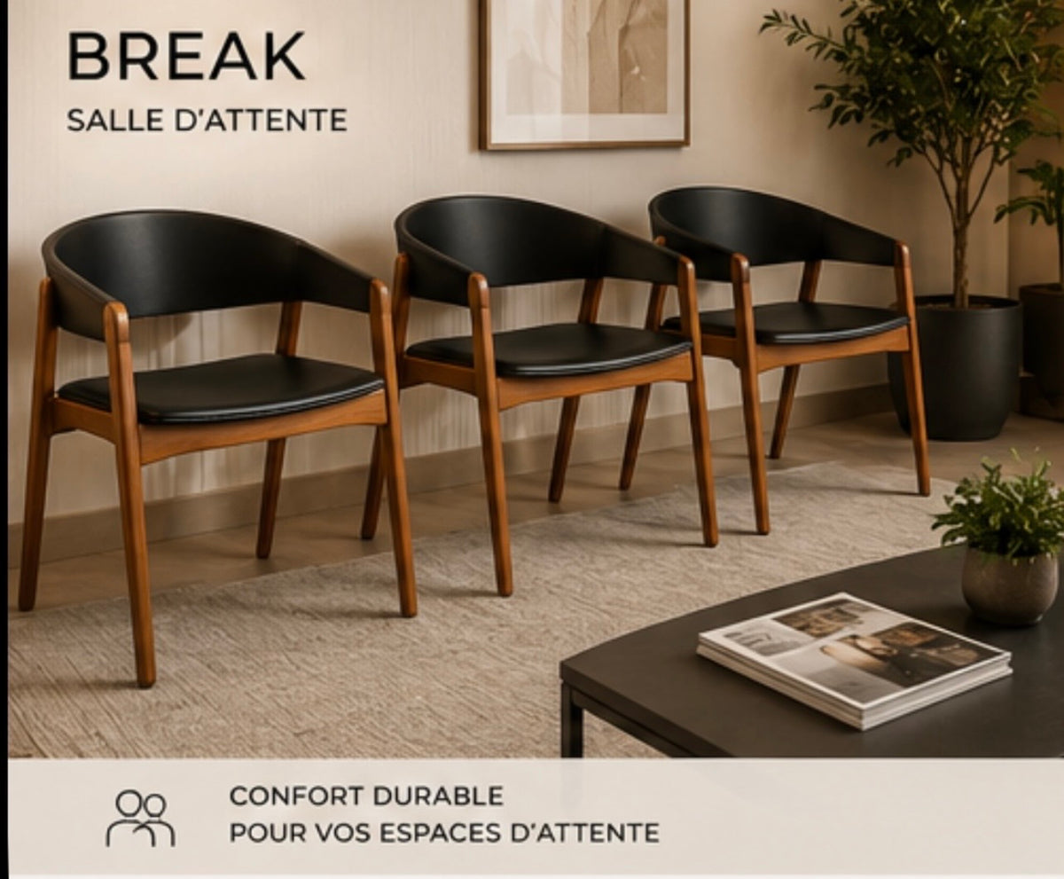 BREAK – Chaise design en bois massif