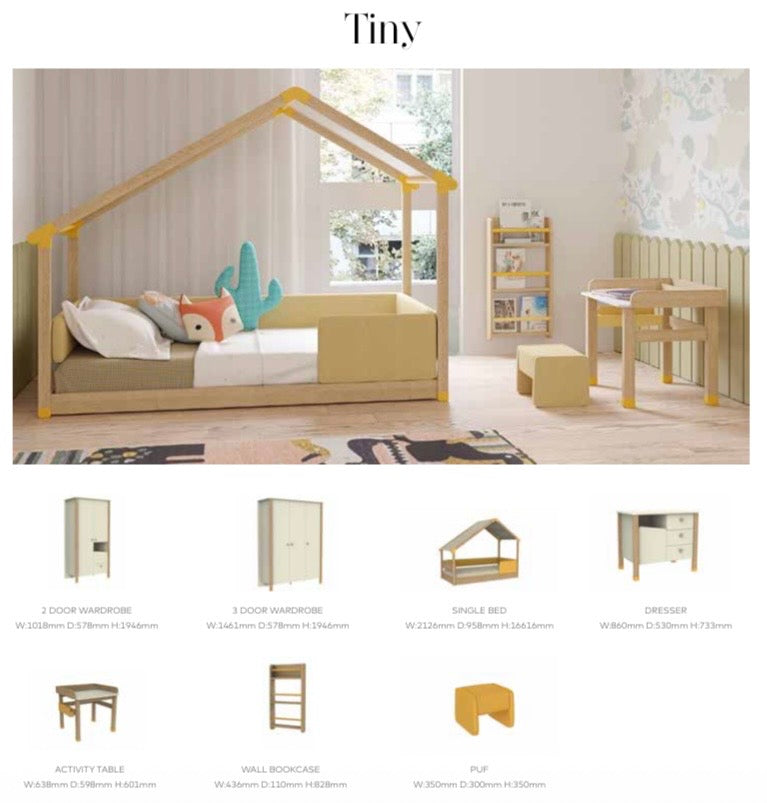 Chambre enfant TINY – Lit Montessori